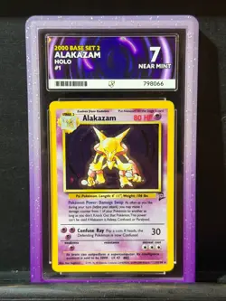 Alakazam Holo #1/102 1999 Pokemon Game Base Set ACE 7 - Image 1