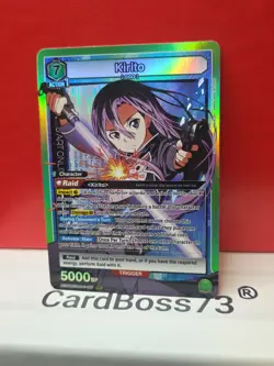 Kirito (087)Union Arena Sword Art Online Super Rare . UEO7BT/SAO-1-087 - Image 2