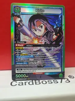 Kirito (087)Union Arena Sword Art Online Super Rare . UEO7BT/SAO-1-087 - Image 4