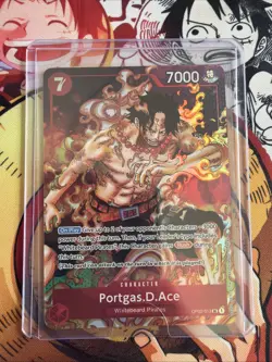 OP02-013 Portgas D Ace Alt Art One Piece Card Game TCG - Image 1
