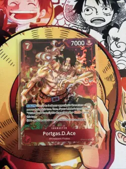 OP02-013 Portgas D Ace Alt Art One Piece Card Game TCG - Image 3