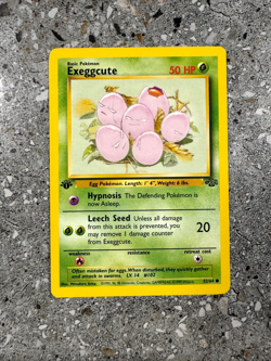 Pokemon TCG Cards 1st Edition Exeggcute 52/64 Jungle - Image 1