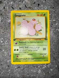 Pokemon TCG Cards 1st Edition Exeggcute 52/64 Jungle - Image 3
