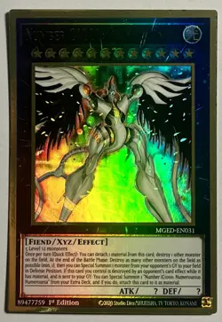 Number C1000: Numerounius MGED-EN031 (LP) Gold Rare 1st Edition Yu-Gi-Oh! Card - Image 1