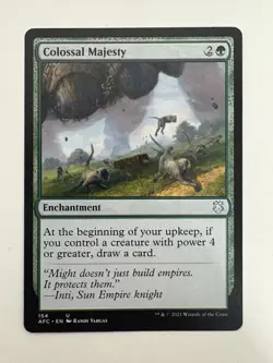 Colossal Majesty MTG Magic the Gathering Card NM Near Mint AFC - Image 1