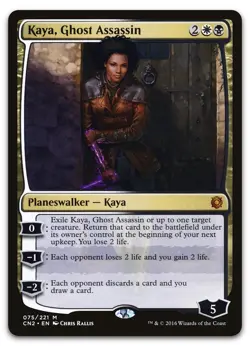 Kaya, Ghost Assassin #75 (NM) Conspiracy Take the Crown CN2 Magic MTG - Image 1