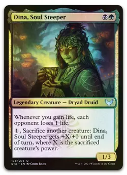 Dina, Soul Steeper #178 (Foil) (NM) Strixhaven STX Magic MTG - Image 1