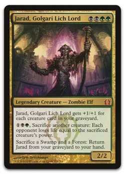 Jarad, Golgari Lich Lord #174 (LP) Return to Ravnica RTR Magic MTG - Image 1