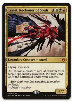 Tariel, Reckoner of Souls #194 (NM) Commander Anthology CMA Magic MTG - Image 1