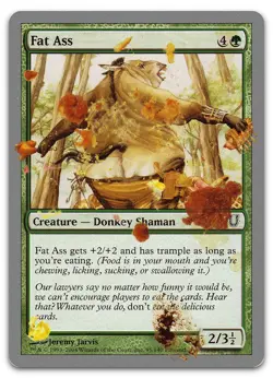 Fat Ass #95 (NM) Unhinged UNH Magic MTG - Image 1