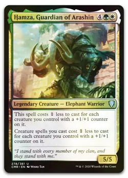 Hamza, Guardian of Arashin #278 (Foil) (NM) Commander Legends CMR Magic MTG - Image 1