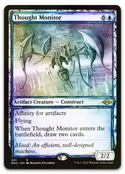 Thought Monitor (Showcase) #341 (Foil) (NM) Modern Horizons 2 MH2 Magic MTG - Image 1