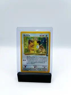Meowth Holo Black Star Game Boy GB Stamped TCG Card #10 - Image 1