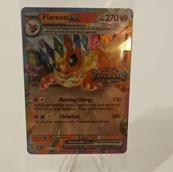 Pokemon Prismatic Evolutions Flareon ex 014/131 Surprise Box Stamped Sealed QTY - Image 1