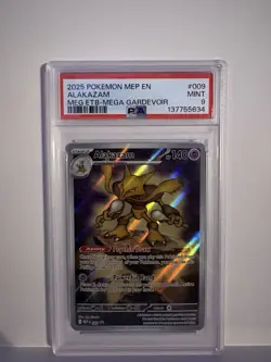Pokemon TCG Alakazam Holo Black Star Promo #009 PSA 9 - Image 1