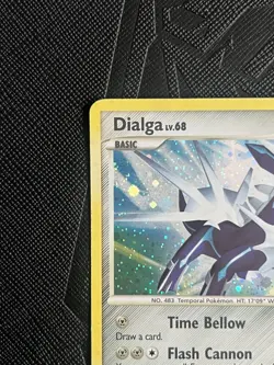 Pokemon TCG *1.5 SWIRL* Dialga 1/130 Diamond and Pearl Holo (English) - NM(-) - Image 4