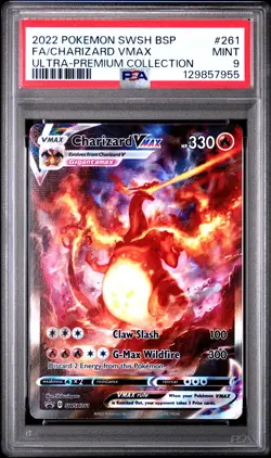 PSA 9 - CHARIZARD VMAX - 261 ULTRA-PREMIUM COLLECTION-CHARIZARD POKEMON - Image 1