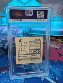 PSA 9 CHARIZARD 1997 AMADA POKEMON STICKER 209 KAI GRADED MINT JAPANESE PM-TPHLC - Image 2