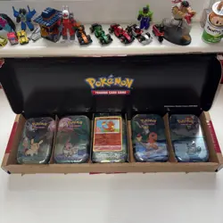 Pokemon TCG: Kanto Friends Mini Tin 5-Pack Bundle - Image 4