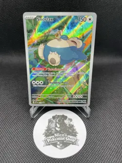 Pokemon TCG Snorlax 051 Sv: Scarlet & Violet Promo Holo 150HP Thudding Press - Image 1
