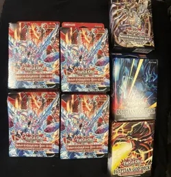 7x Sealed Yu-Gi-Oh! Structure Decks Egyptian God Bundle Starter Kit Collection - Image 1