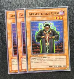 Yu-Gi-Oh - Grave Keepers Curse 3X - Full Playset - Image 1