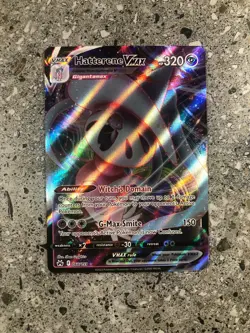 Pokemon TCG Cards Hatterene VMAX 066/159 Crown Zenith Ultra Rare Holo MINT - Image 1