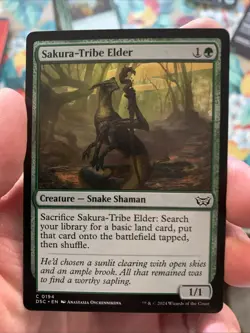 Sakura-Tribe Elder #194 (NM) Duskmourn DSC Magic MTG - Image 1