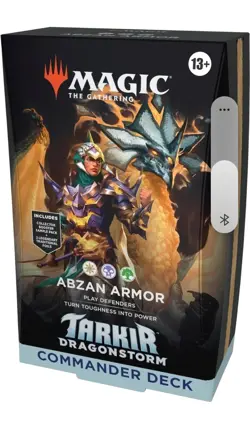 MTG Tarkir Dragonstorm Commander Deck – Abzan Armor (WBG) Sealed - Image 1