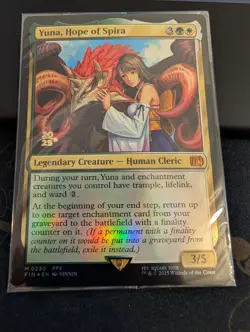 Yuna, Hope of Spira - Prerelease Promo Foil - Final Fantasy - MTG #0250 - Mint - Image 2
