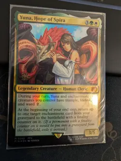 Yuna, Hope of Spira - Prerelease Promo Foil - Final Fantasy - MTG #0250 - Mint - Image 4