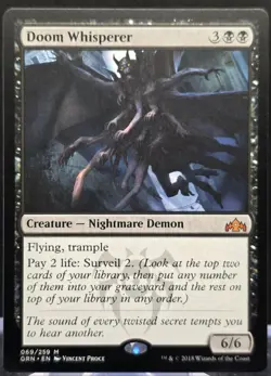 Doom Whisperer #69 Guilds of Ravnica Regular Mythic - Image 1