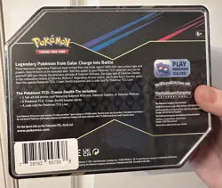 Pokemon TCG: Crown Zenith Tin (Galarian Zapdos) Factory Sealed - Image 2