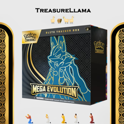 Pokemon TCG Mega Evolution Elite Trainer Box ETB Lucario Factory Sealed - Image 1