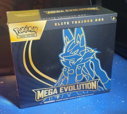Pokemon TCG Mega Evolution Elite Trainer Box ETB Lucario Factory Sealed - Image 2