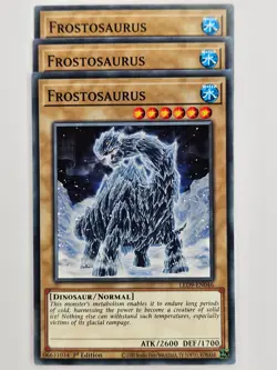 Yu Gi Oh - 3x LED9-EN046 Frostosaurus - Common - Image 1