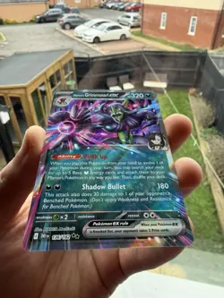 Marnies Grimmsnarl EX Card 136/182 Destined Rivals, NM Condition - Image 1