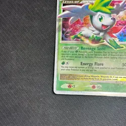 Pokemon TCG Cards Shaymin LV.X DP39 Black Star Promo Holo - HP / DMG - Image 4