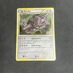 Steelix 24/95 Holo HGSS Unleashed Deck Exclusives AUTHENTIC Pokemon Card - NM - Image 1