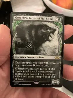 1x SHOWCASE GORECLAW, TERROR OF QAL SISMA - March of the Machines - MTG - Magic - Image 1