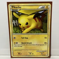 Pokemon TCG - Pikachu Heartgold & Soulsilver 78/123 Regular LP / NM - Image 1