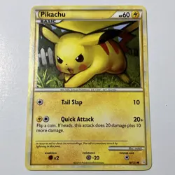 Pokemon TCG - Pikachu Heartgold & Soulsilver 78/123 Regular LP / NM - Image 4