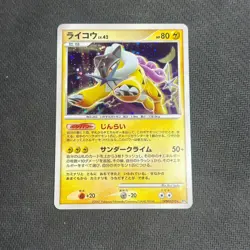 RAIKOU DPBP#293 DP3 SHINING DARKNESS POKEMON JAPANESE RARE HOLO 2007 LP - Image 1