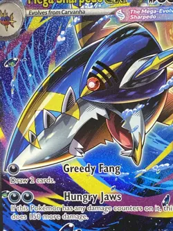 Mega Sharpedo ex 127/094 Pokemon TCG Me02: Phantasmal Flames SIR Holo - Image 2