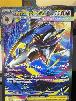 Mega Sharpedo ex 127/094 Pokemon TCG Me02: Phantasmal Flames SIR Holo - Image 3