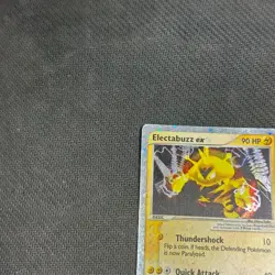 Pokemon TCG Electabuzz EX Ruby & Sapphire 97/109 holo ultra rare 2003 MP - Image 3
