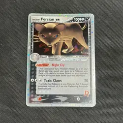 Rocket's Persian ex 116/115 Unseen Forces Holo Rare Pokemon TCG Nintendo LP - Image 1