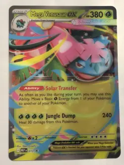 Mega Venusaur ex 013 Jumbo Cards Promo Pokemon Card | NM - Image 1