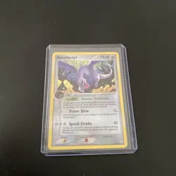 Aerodactyl 1/92 EX Legend Maker Holo Rare Pokemon Trading Card Nice Condition - Image 2