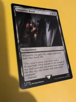 Sanguine Bond. LTC rare Enchantment Magic the Gathering Card. - Image 5